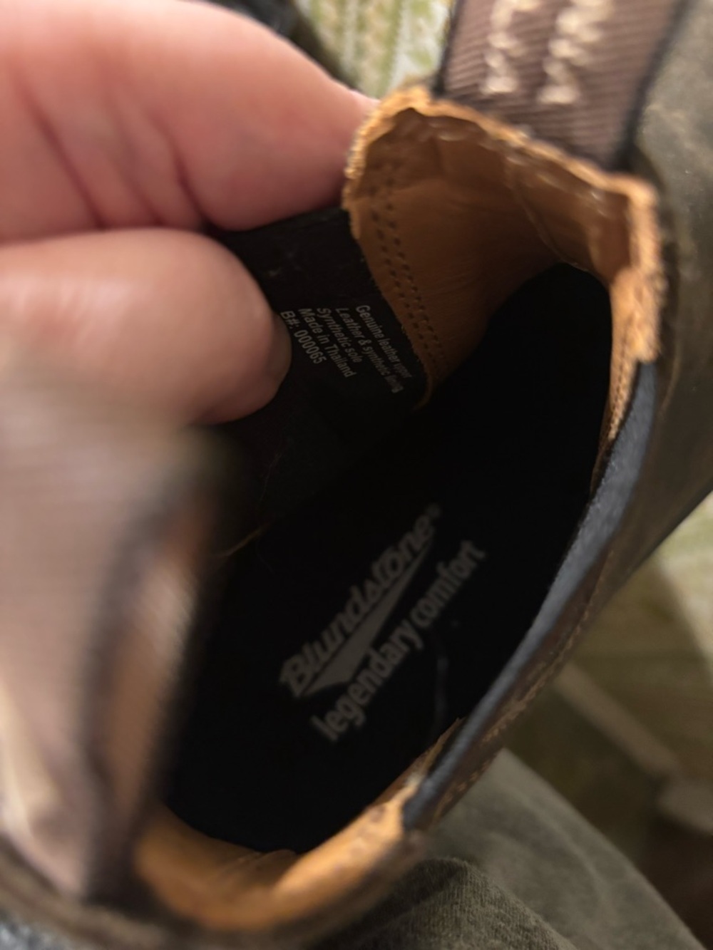 Blundstone Brown Leather Chelsea Boots with Dark Brown Elastic - Picture 8 of 8